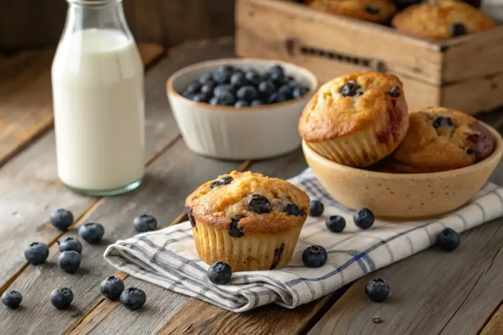 Can I use kefir instead of milk in muffins recipe