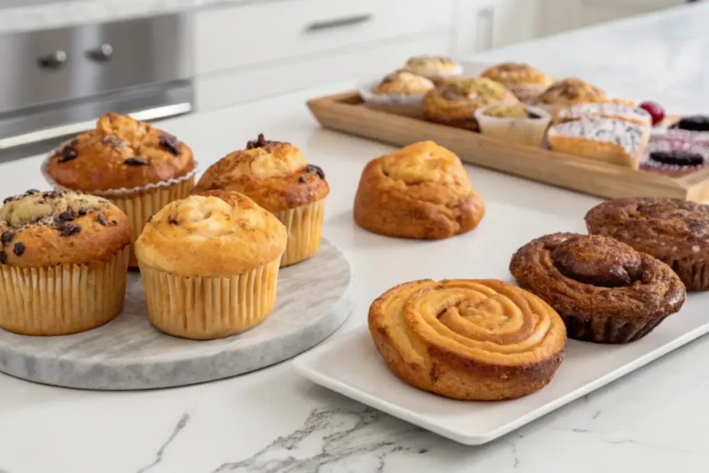 How long do breakfast pastries last? Fresh muffins and danishes