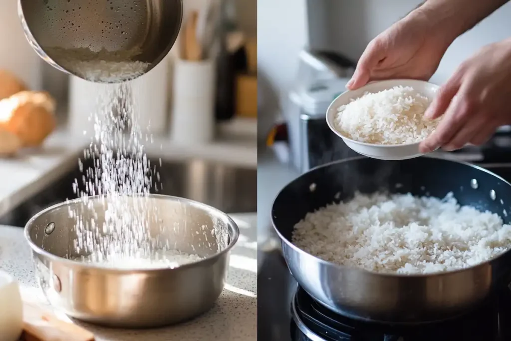 Should you cook rice before adding to soup?