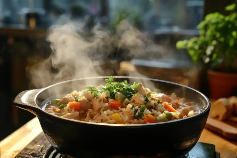 Should you cook rice before adding to soup?