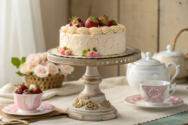 Why are vintage cakes so popular? - A beautifully styled vintage cake